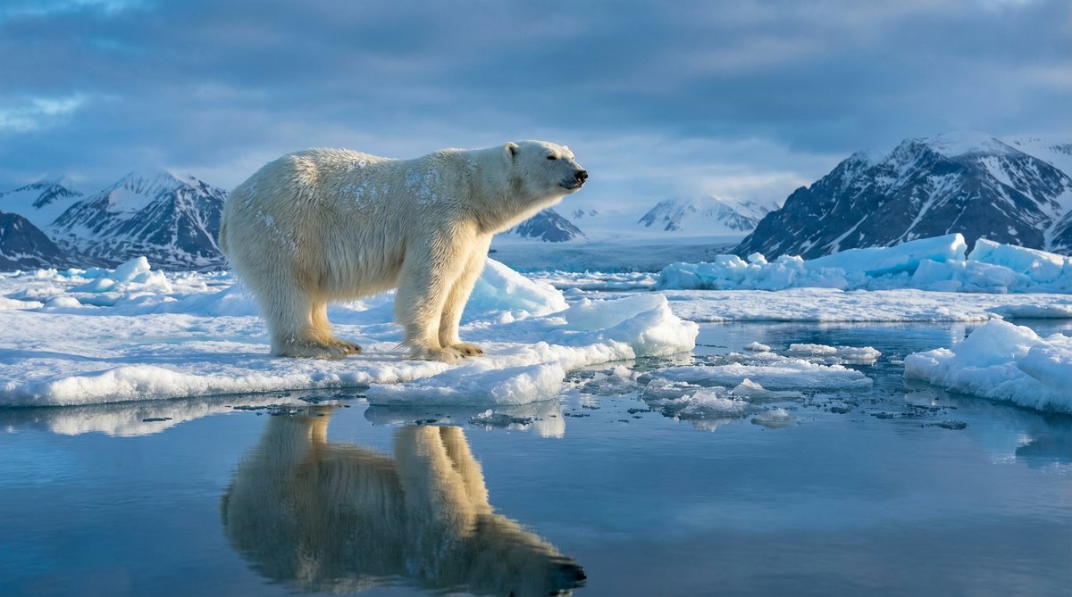 蘑菇视频北极熊视频-冰川探险